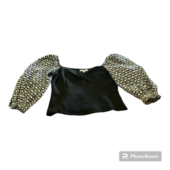 Badgley Mischka b/w top - Picture 4 of 13